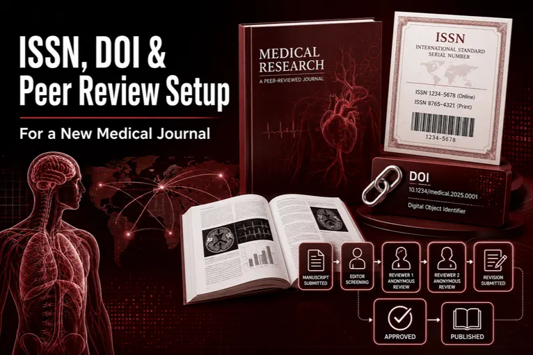 ISSN, Crossref DOI and Peer Review Setup for a New Medical Journal